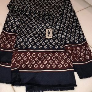 Men’s Yves Saint Laurent vintage silk scarf